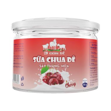 Sữa Chua Dê Cherry Sấy Thăng Hoa